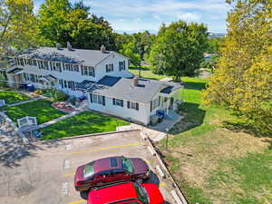 View from above of property