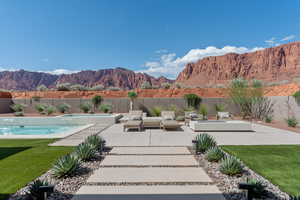View of mountain backdrop