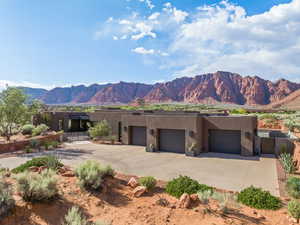View of mountain backdrop