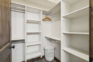 View of spacious closet