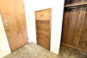View of closet
