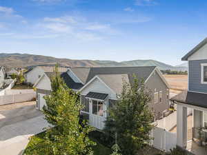 View of mountain background