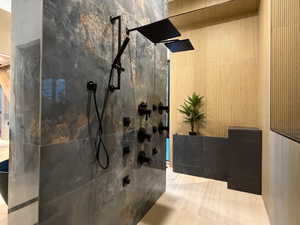 Full bath with a walk in shower