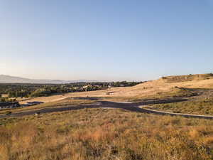 Mountain view featuring rural landscape