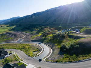 View of mountain background