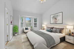 Virtually Staged Room. Showing possibilities.