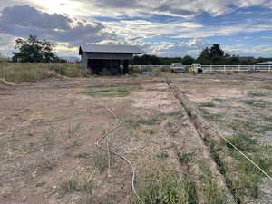 View of yard featuring a view of rural / pastoral area