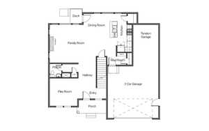 View of home floor plan