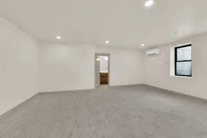Master suite in basement with daylight windows.
