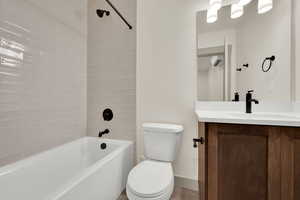 Ensuite bathroom for basement bedroom #3.