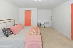 Bedroom with reading nook.