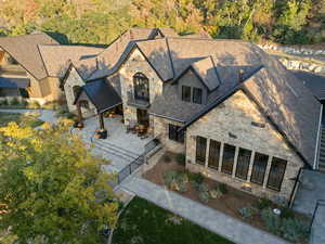 Aerial view of property and surrounding area