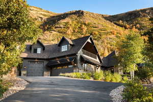 View of mountain backdrop