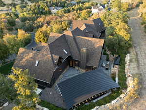 Aerial view of property and surrounding area
