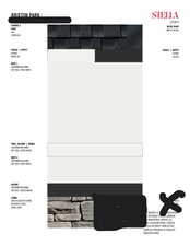 Exterior Color Scheme - White w/ Black soffit and facia
