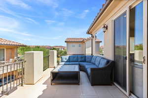 View of patio / terrace with an outdoor hangout area