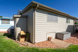 Rear view of property