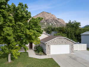 View of mountain backdrop