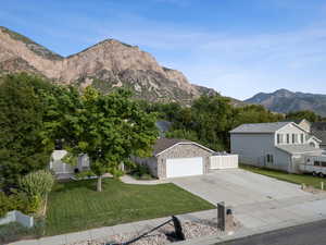 View of mountain backdrop