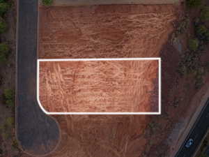 View of property location with property boundaries highlighted