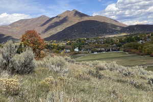 View of mountain background