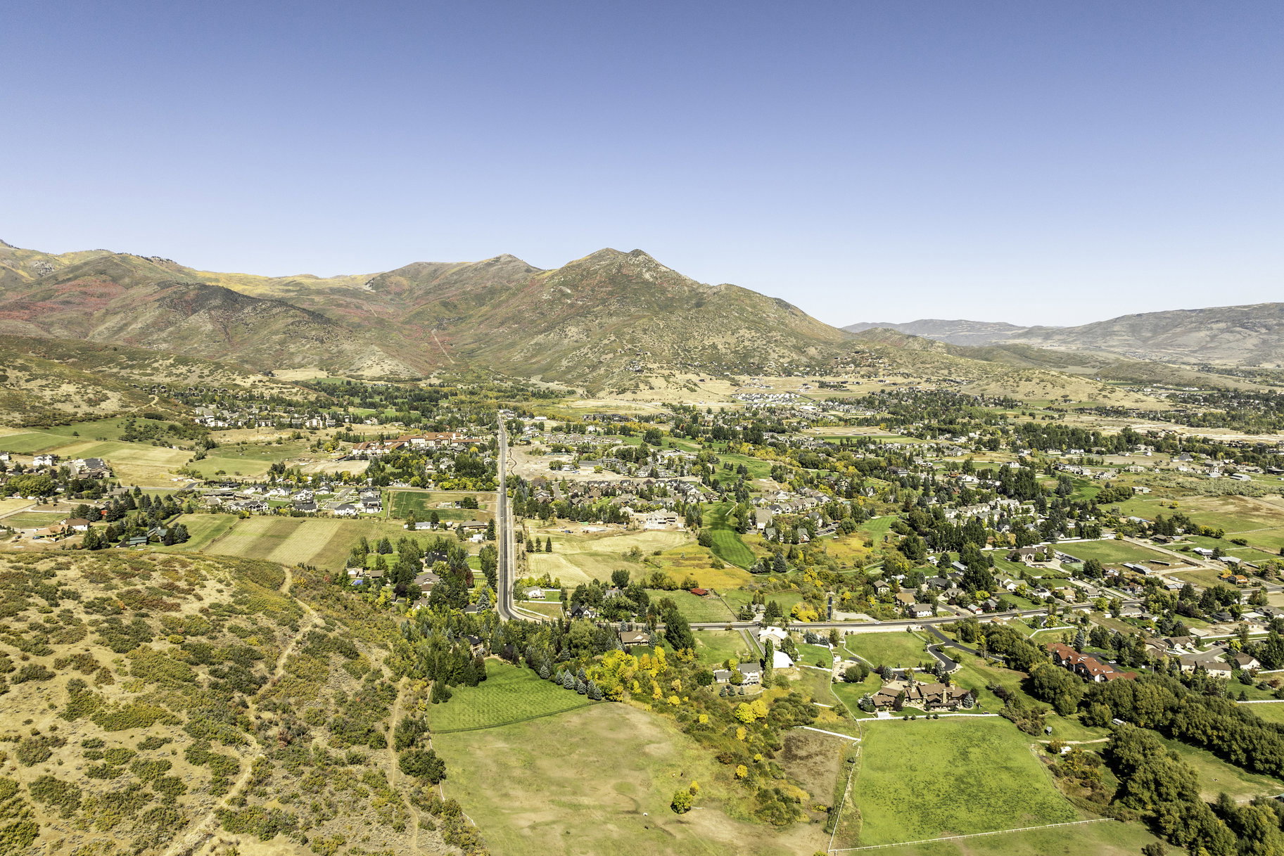 View of mountain backdrop