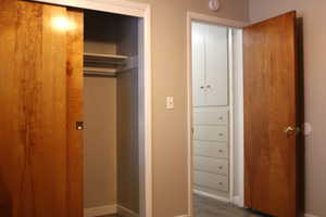 View of closet