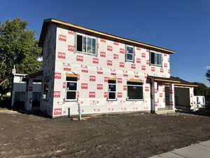 View of unfinished property