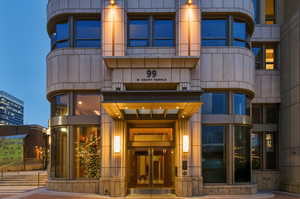 Doorway to property with french doors