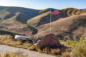 View of mountain backdrop