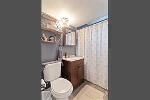 Basement bathroom