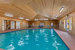 View of indoor community pool