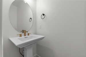 Bathroom featuring a sink