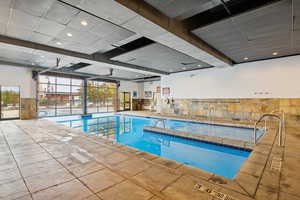 View of indoor pool