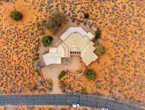 View from above of property