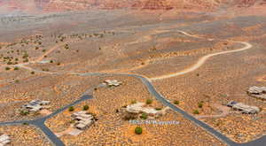 View of rural area with a desert landscape
