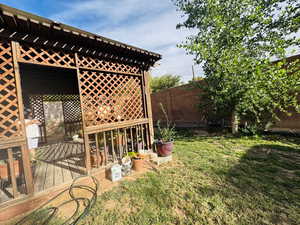 Enclosed patio /covered patio