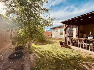 Back of home and High block Fence