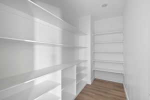 View of storage area