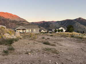 View of mountain background