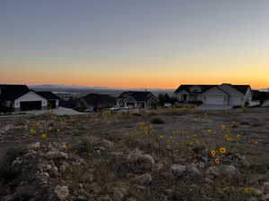 Mountain view featuring nearby suburban area