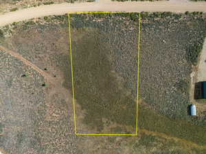 Map / location with property parcel outlined