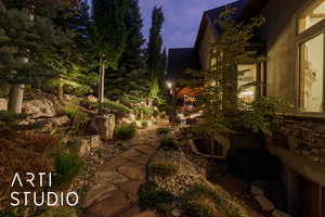View of yard featuring a patio area