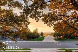 View of street featuring sidewalks