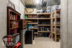 View of storage area