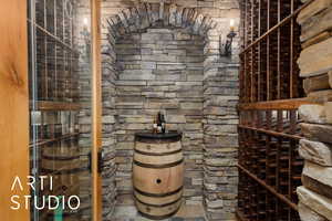 View of wine room