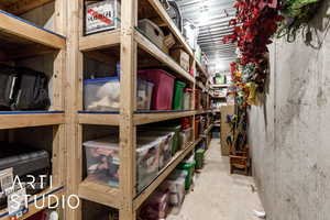 View of storage room