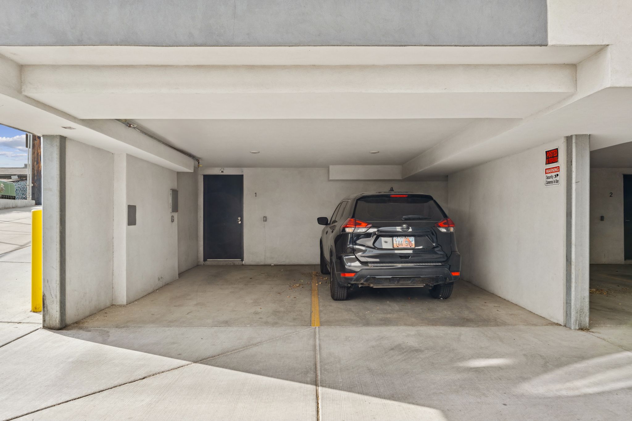 View of parking garage