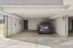 View of parking garage