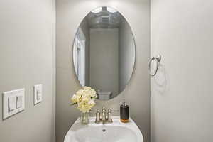 Bathroom featuring a sink